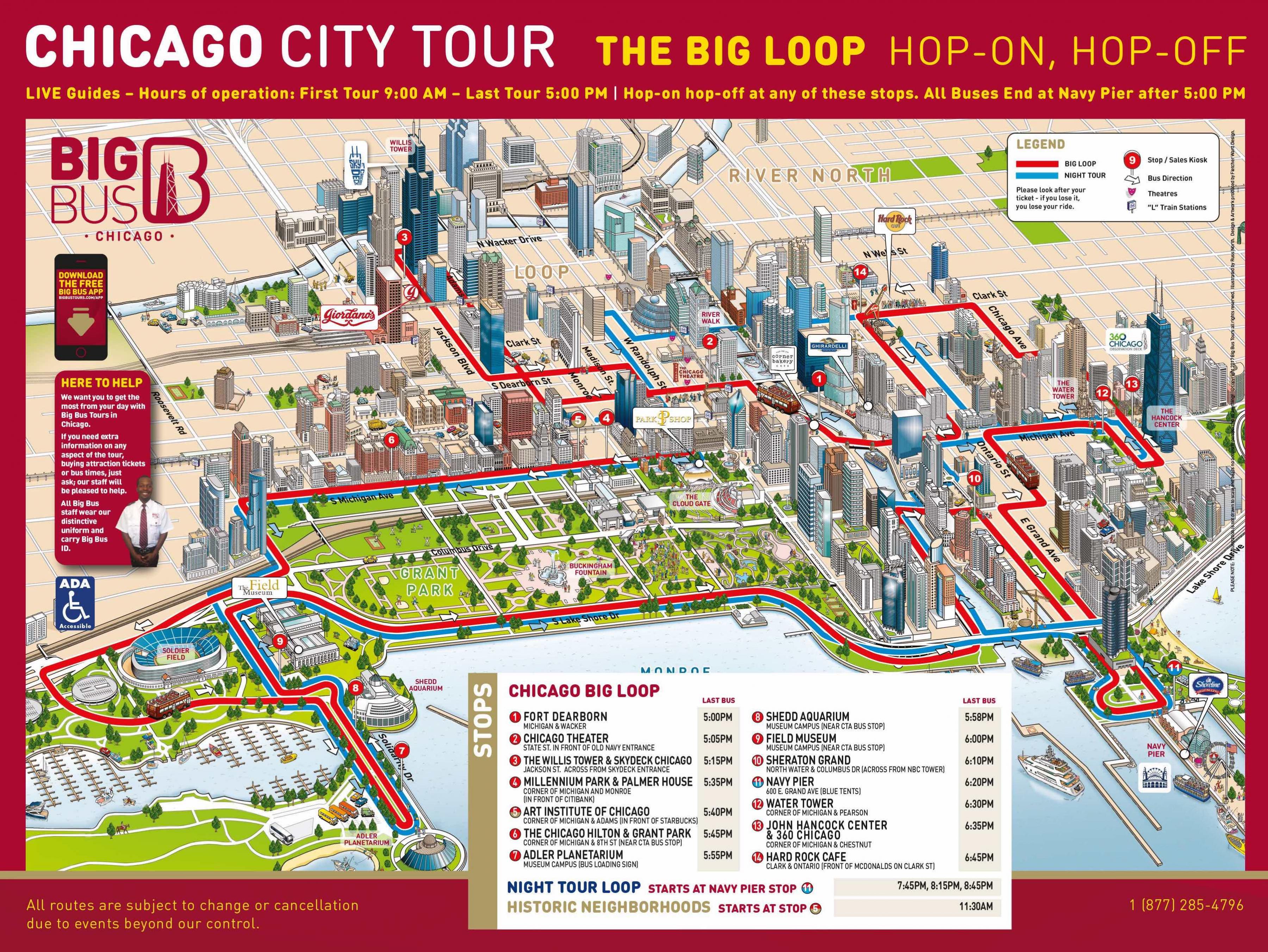 big city bus tours chicago